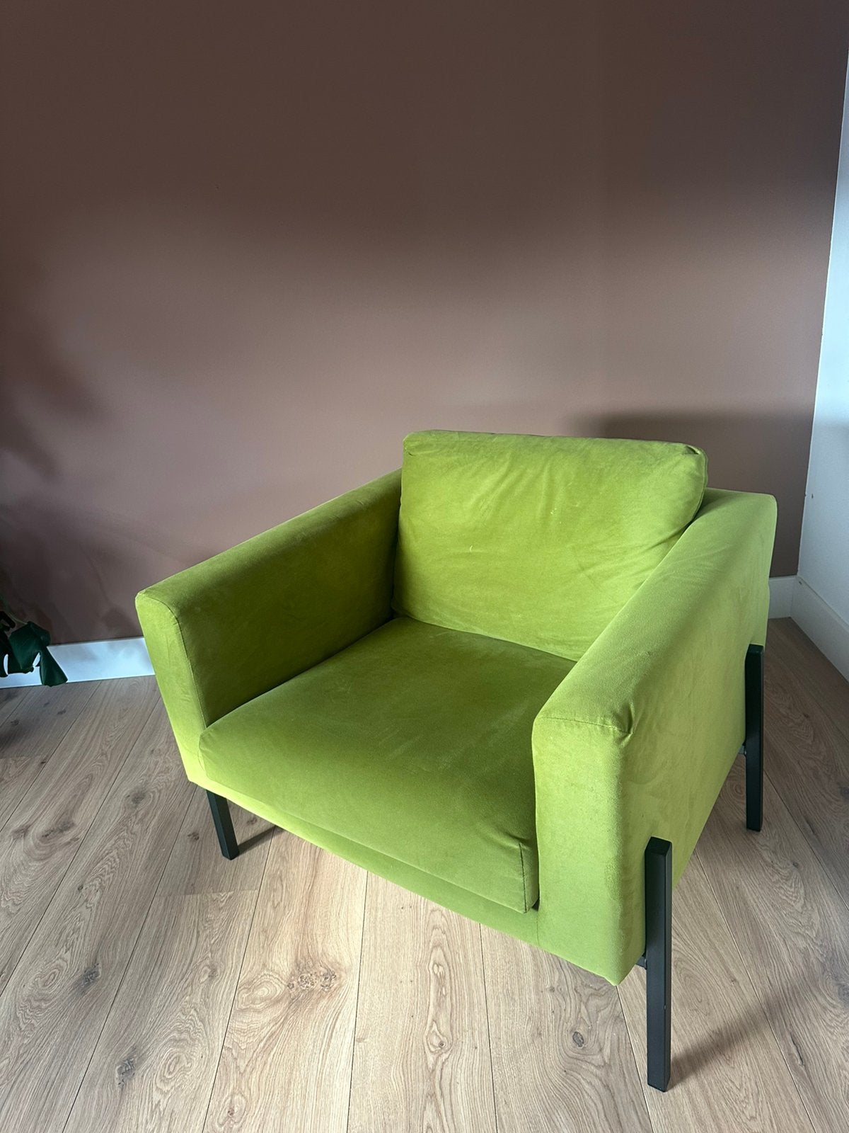 Mooie IKEA KOARP fauteuil in goede staat, Eenpersoons, 75 tot 100 cm, Ophalen of Verzenden, Zo goed als nieuw