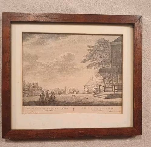 Weesperpoort Amsterdam  Caspar Jacobsz. Philips 1780, Antiek en Kunst, Ophalen