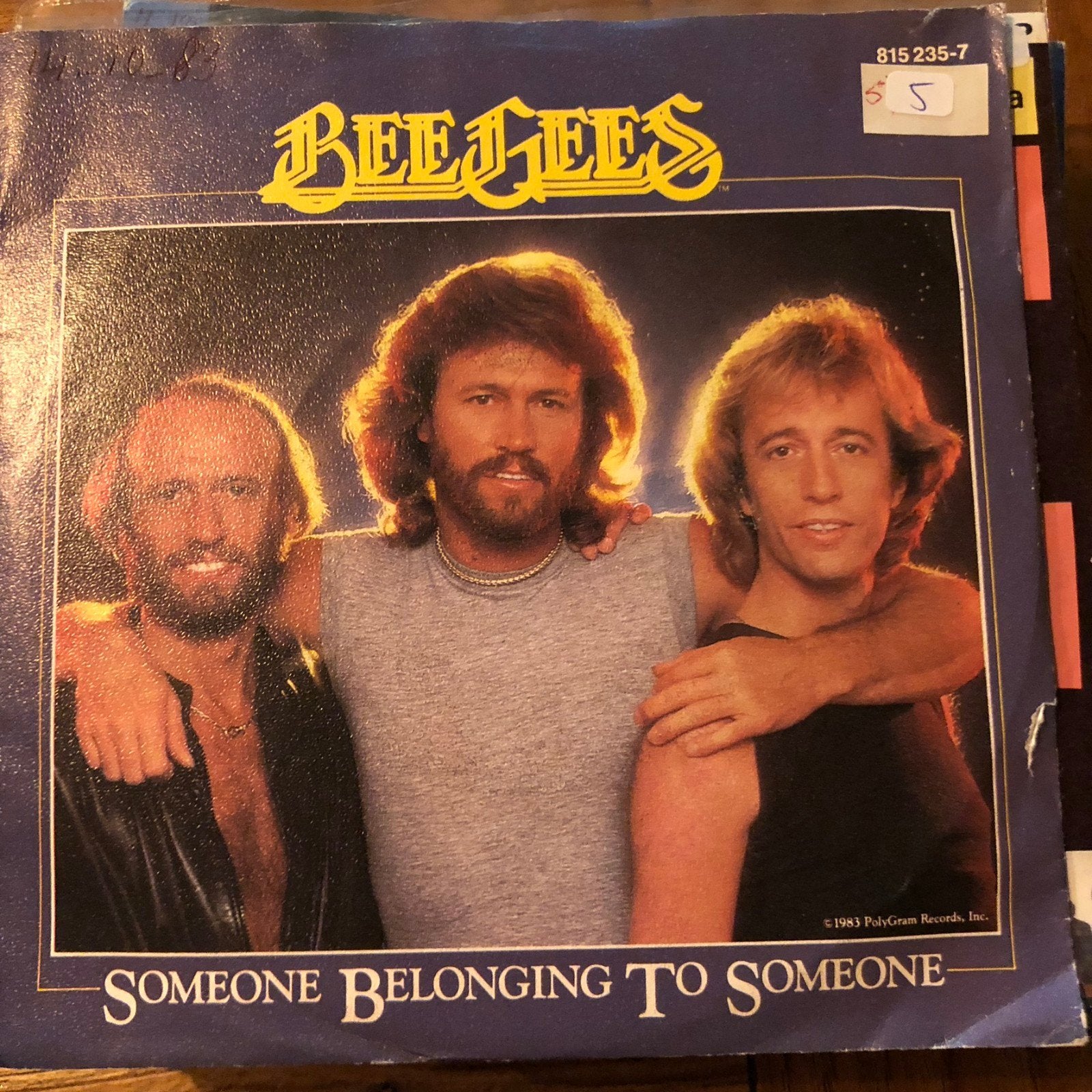 Bee Gees - Someone Belonging To Someone (Single), Cd's en Dvd's, Ophalen of Verzenden, Gebruikt, 7 inch, Filmmuziek en Soundtracks