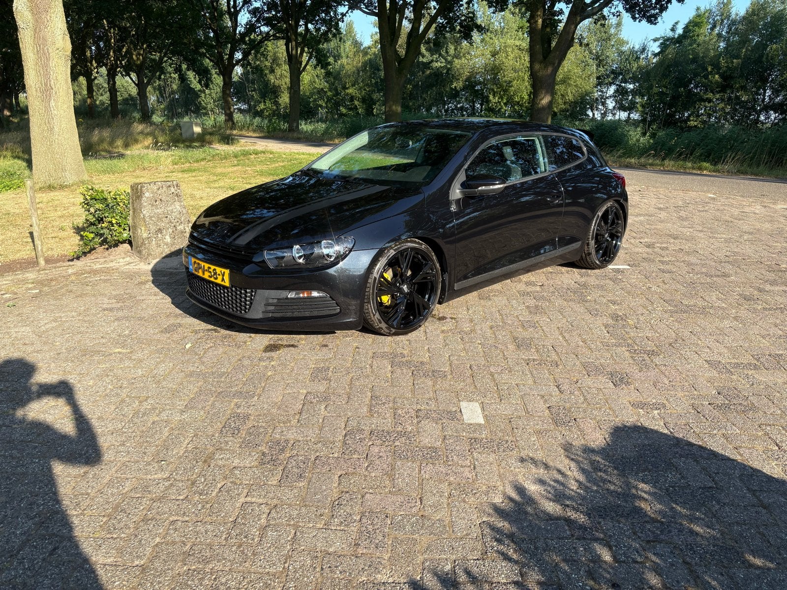 Volkswagen Scirocco 1.4 TSI 90KW BMT 2010 Zwart, Auto's, Voorwielaandrijving, 4 cilinders, 4 stoelen, 1219 kg
