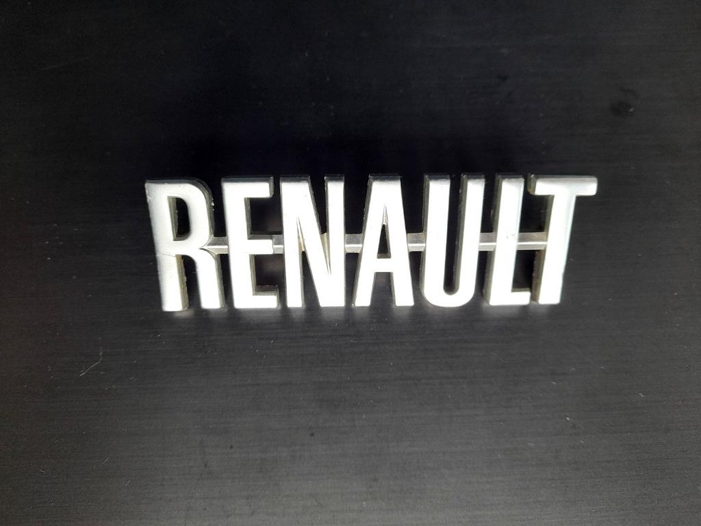 oude Renault embleem opschrift, ca. jaren 1960, Verzenden, Gebruikt, Renault