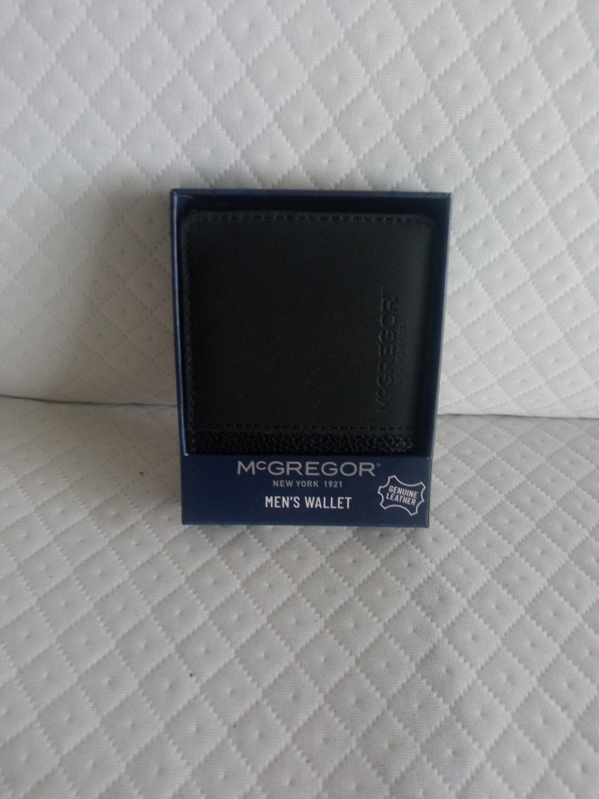 McGregor Heren Portemonnee - Zwart Leer Nieuw, Overige merken, Verzenden, Zwart, Nieuw