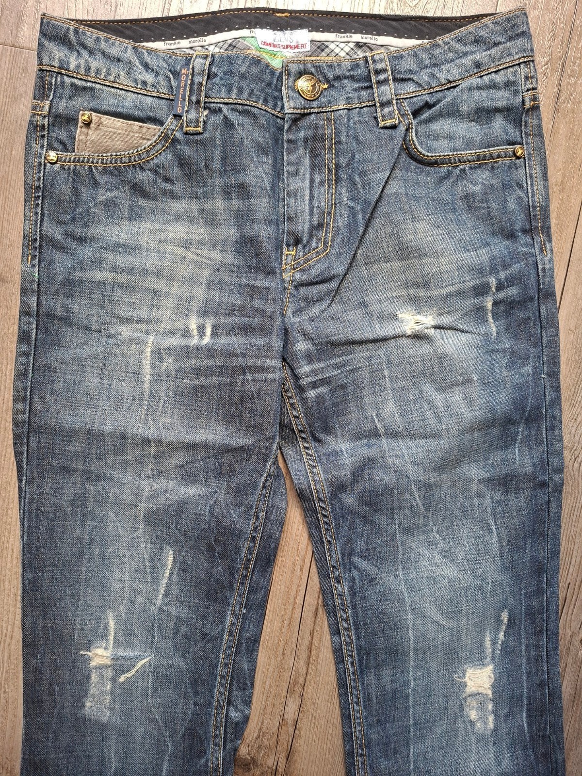 FRANKIE MORELLO jeans W30 L34, Blauw, FRANKIE MORELLO, Nieuw, W32 (confectie 46) of kleiner
