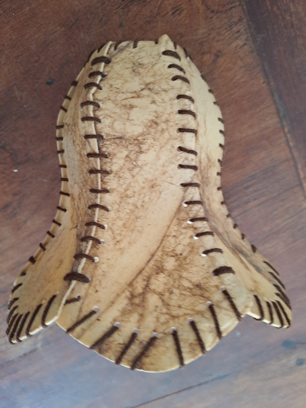 Vintage lampenkapje van varkensblaas, Ophalen of Verzenden, Rond, Minder dan 25 cm