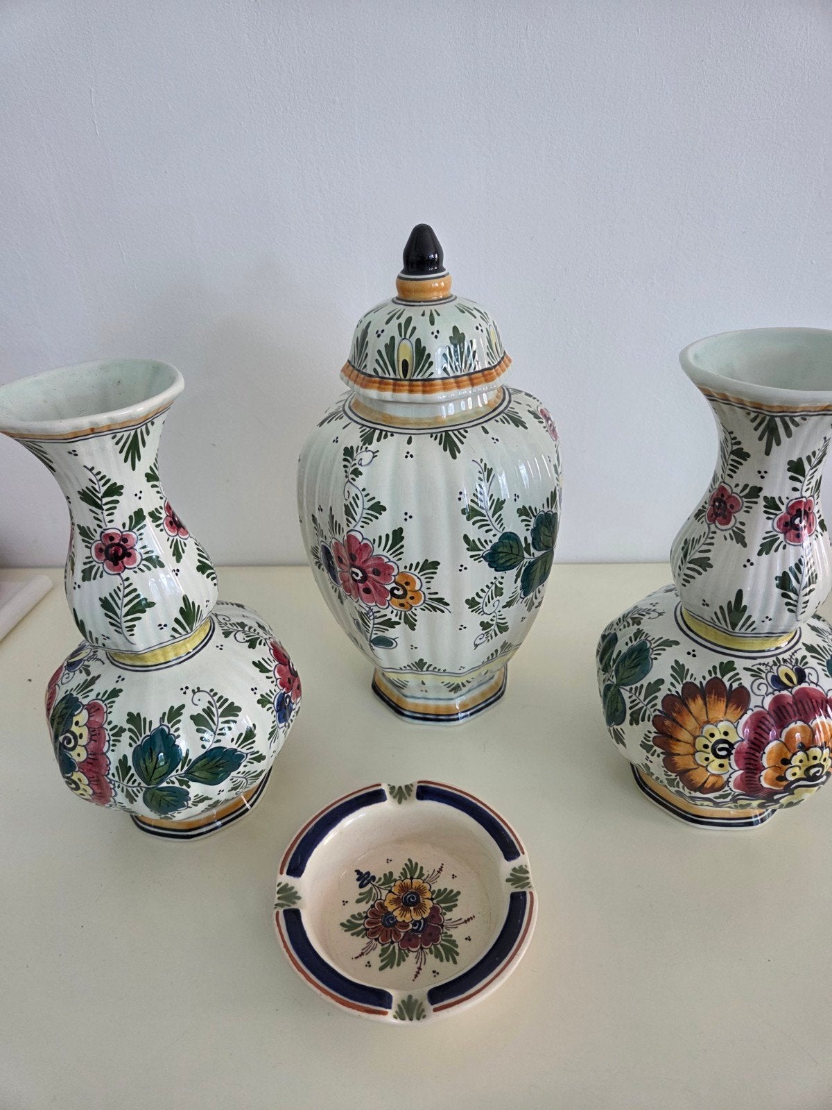 Delftsblauw kaststel - Regina Holland handgeschilderd, Ophalen