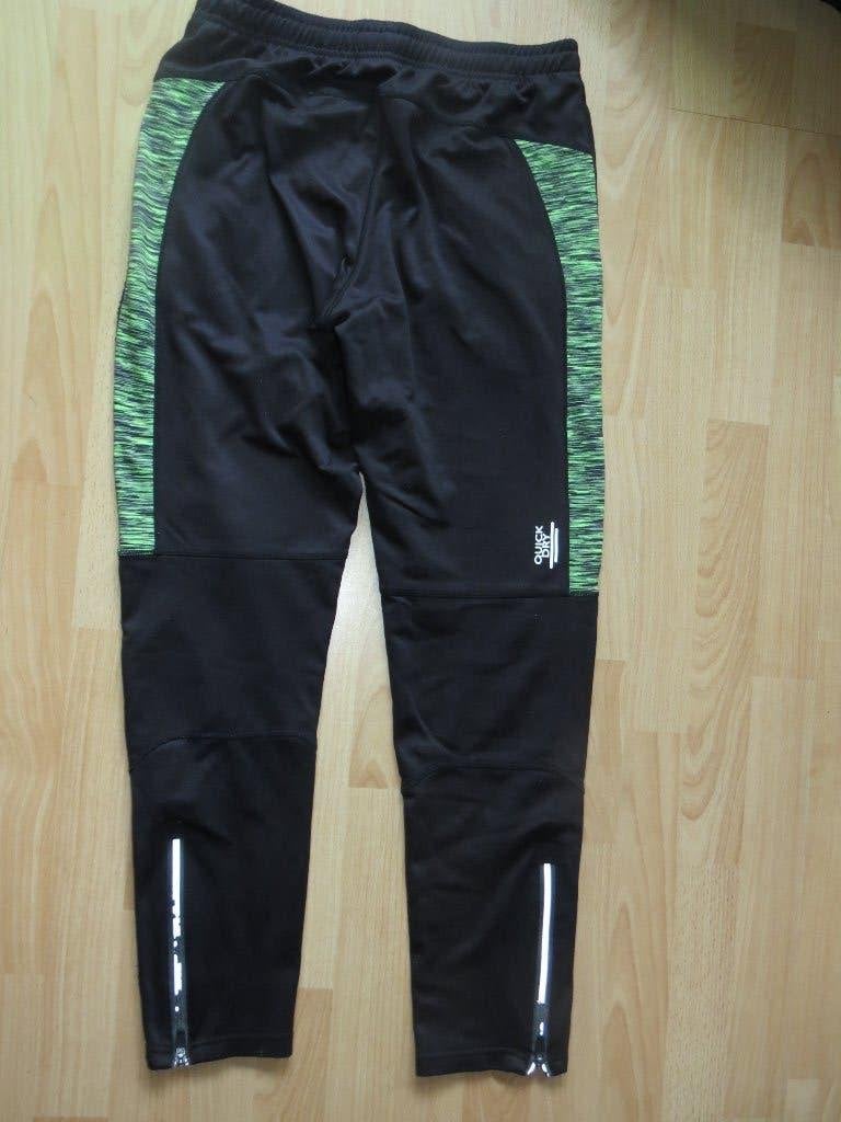 Warme zwarte runningbroek voor heren van Manguun, maat M, Kleding | Heren, Fitness, Maat 48/50 (M), Zwart, Ophalen of Verzenden