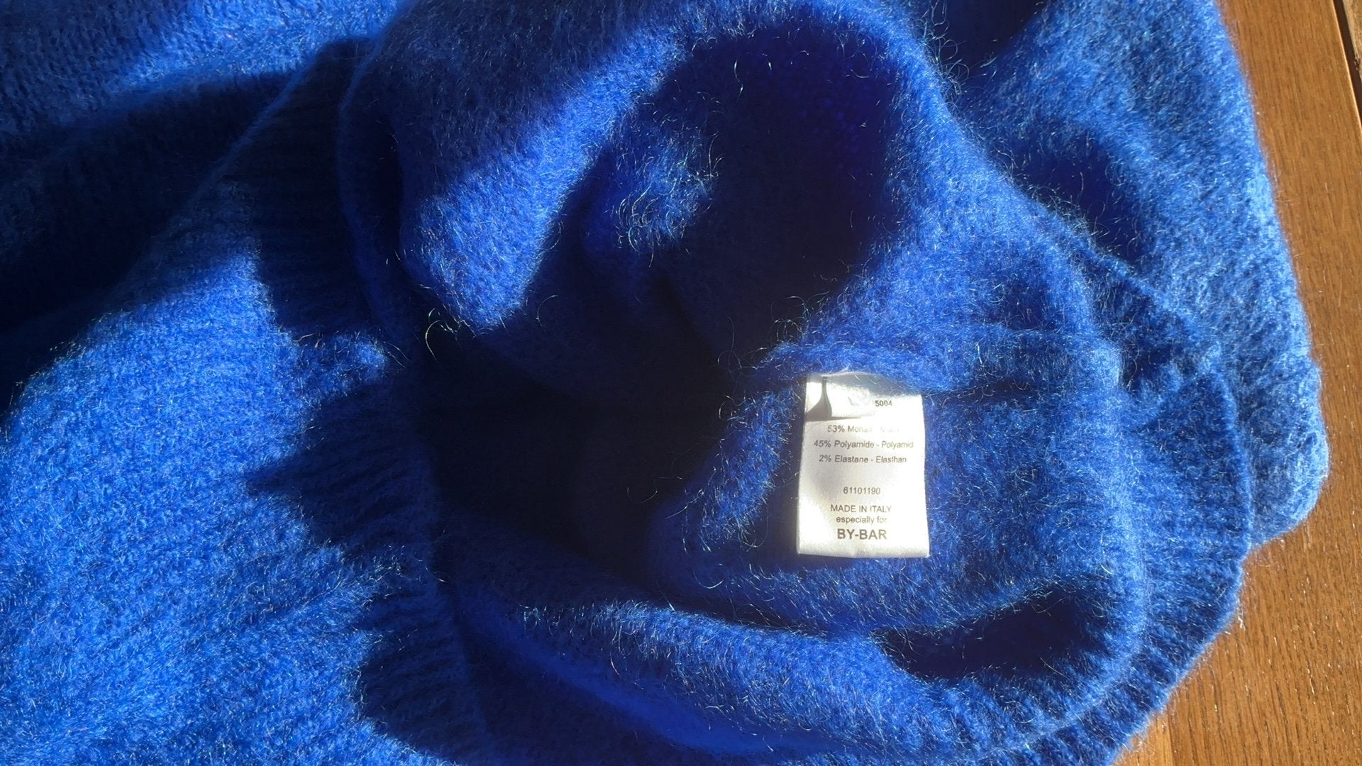 By bar trui maat L, Verzenden, Zo goed als nieuw, Maat 42/44 (L), Blauw