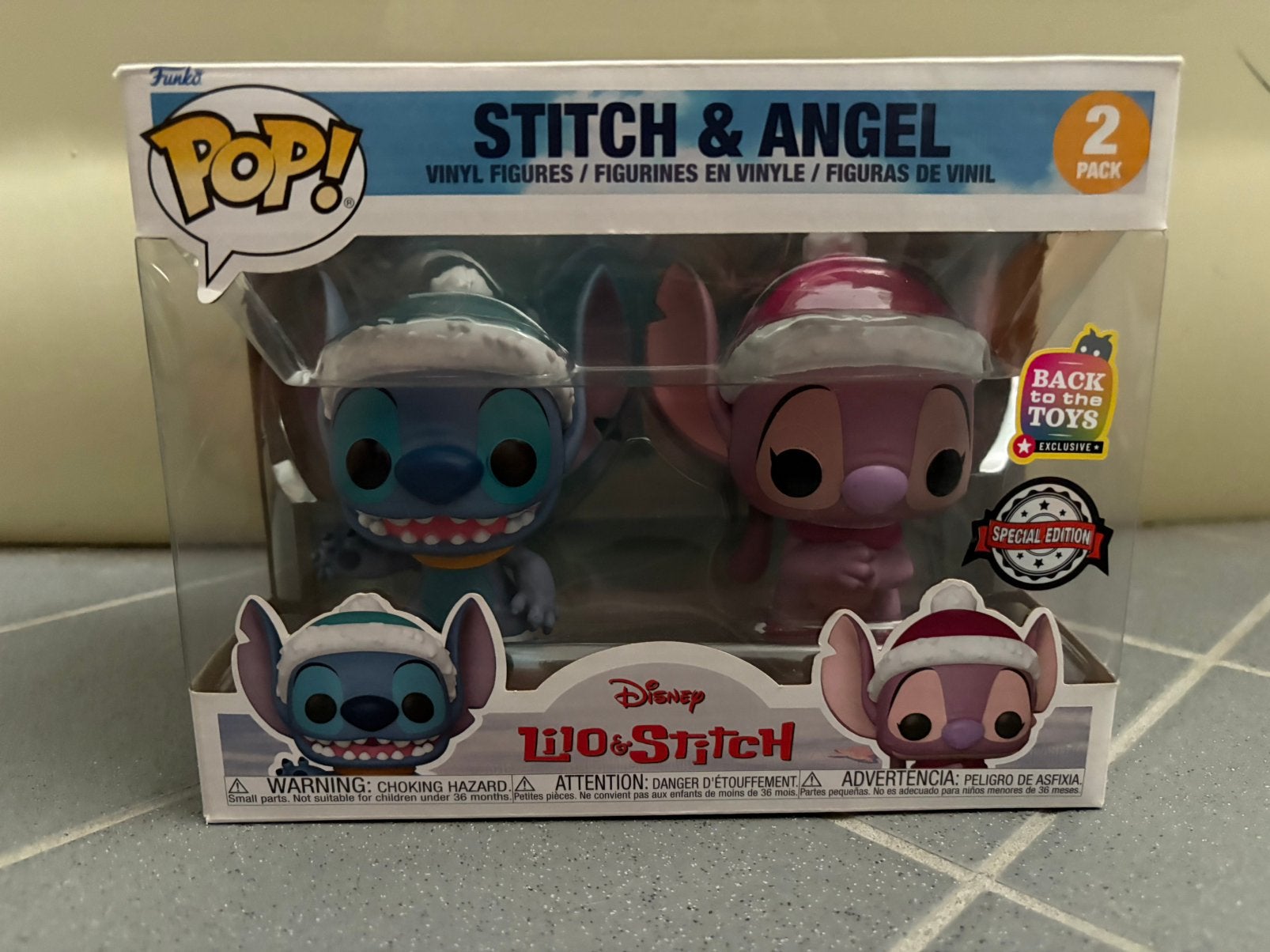 Stitch & angel funko pop 2 pack, Verzamelen, Poppetjes en Figuurtjes, Ophalen of Verzenden, Zo goed als nieuw
