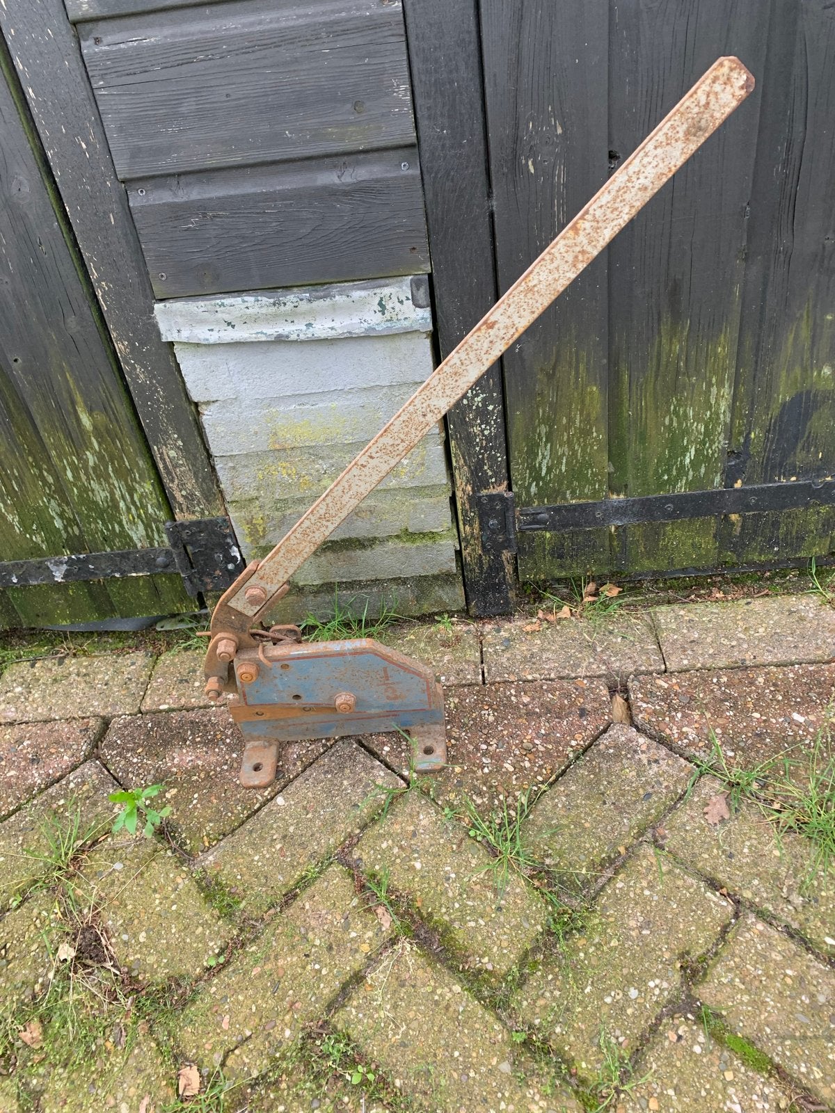 Robuuste metaalschaar / plaatknipper, Ophalen, Gebruikt