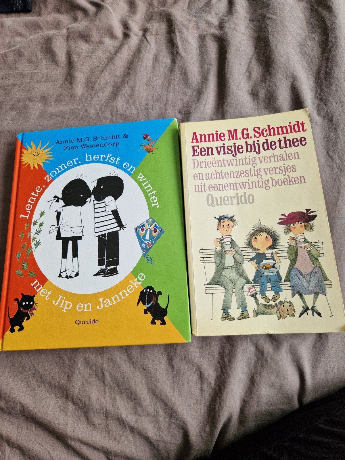 Jip en Janneke lente zomer herfst winter, visje bij de thee, Ophalen of Verzenden, Gelezen, Annie M. G. Schmidt, Fictie algemeen