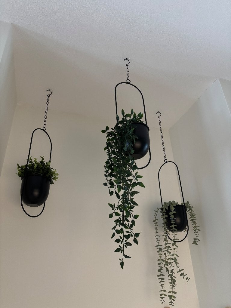 Hangpotten, Tuin en Terras, Bloempotten, Ophalen, Zo goed als nieuw, Minder dan 25 cm, Balkon