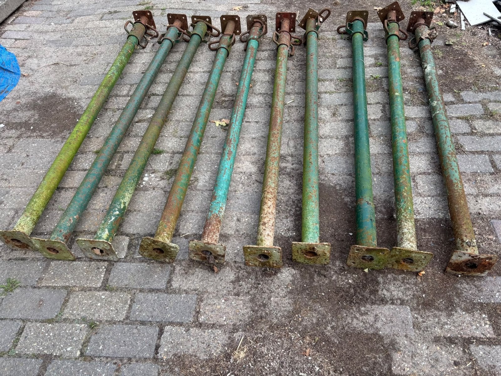 10 Bouwstempels/schroefstempels 165-280cm
