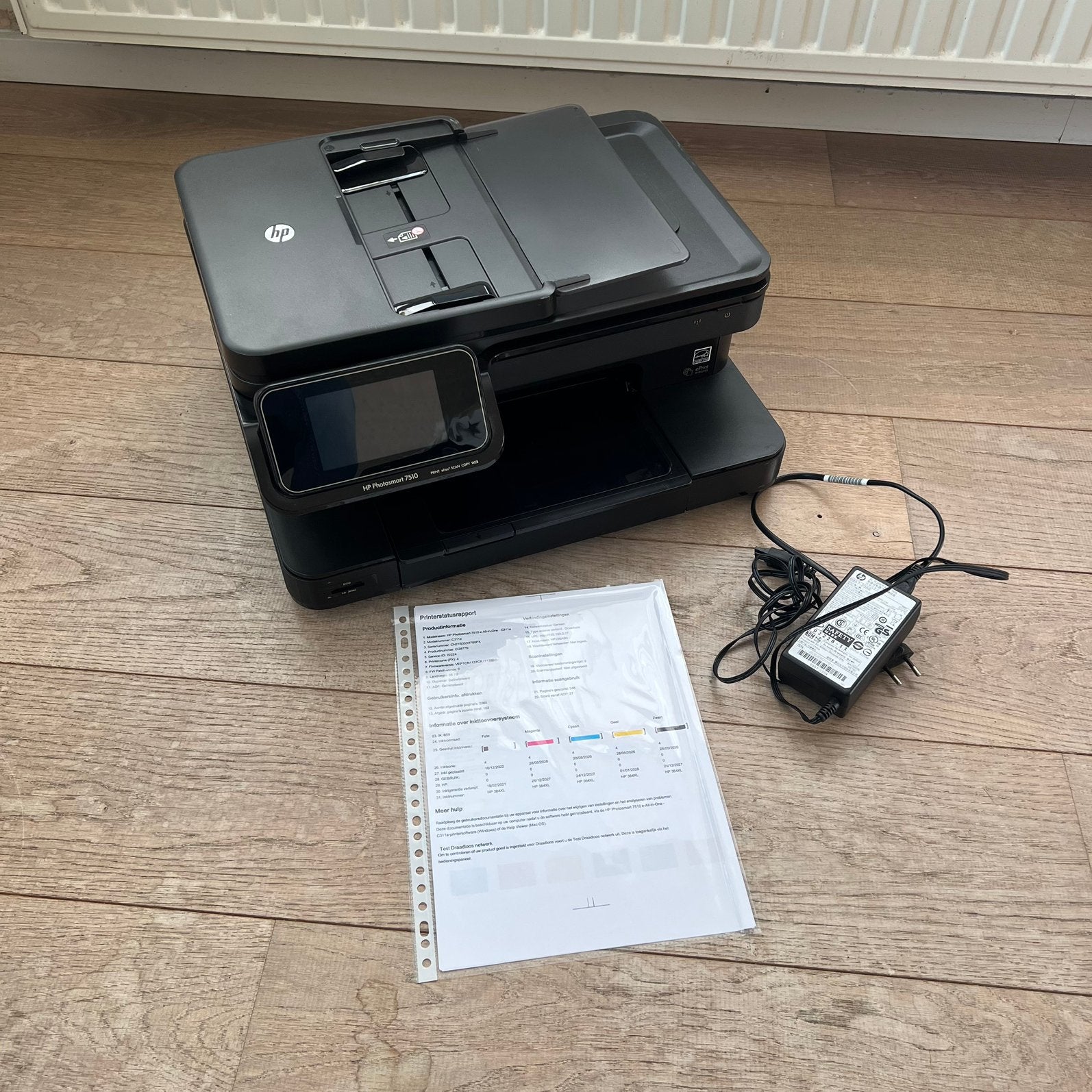 HP Photosmart 7510 All-in-One Printer, Computers en Software, Printers, Draadloos, Gebruikt, Inkjetprinter, All-in-one