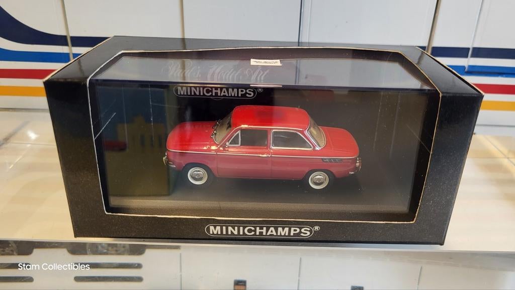 Minichamps NSU 1000 L Red - 1964, Auto, Ophalen of Verzenden, Zo goed als nieuw, MiniChamps