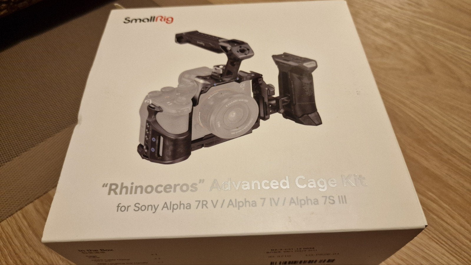 Smallrig Rhinoceros Cage Sony A7 V/ A7R V / A7 IV / A7S III, Audio, Tv en Foto, Ophalen, Nieuw