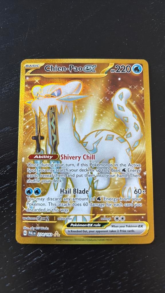 Chien-Pao EX 274/193 paldea evolved, Ophalen of Verzenden, Nieuw