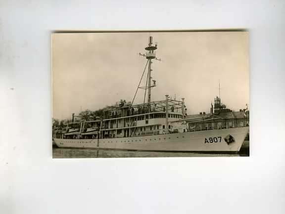 scheepvaart-foto-MARINE-A907, Verzamelen, Ophalen of Verzenden, Zo goed als nieuw, Motorboot, Boek of Tijdschrift