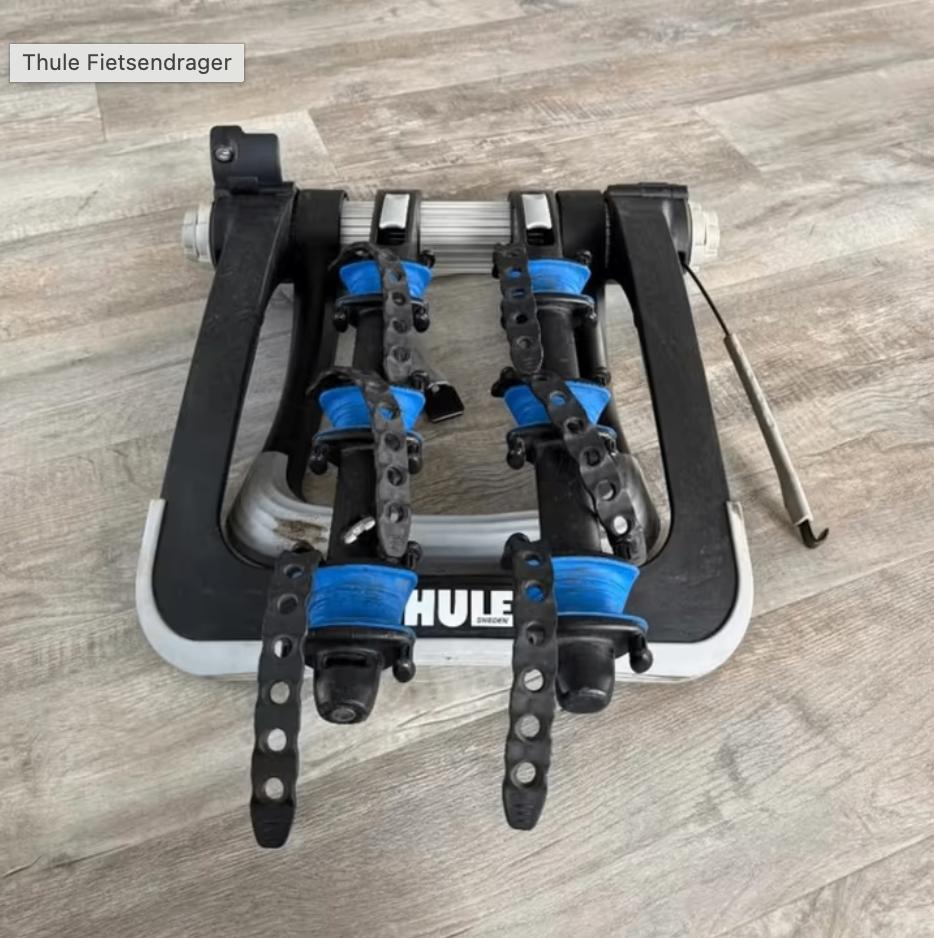 Thule Fietsendrager, Ophalen, 3 fietsen of meer, Gebruikt, Achterklepdrager