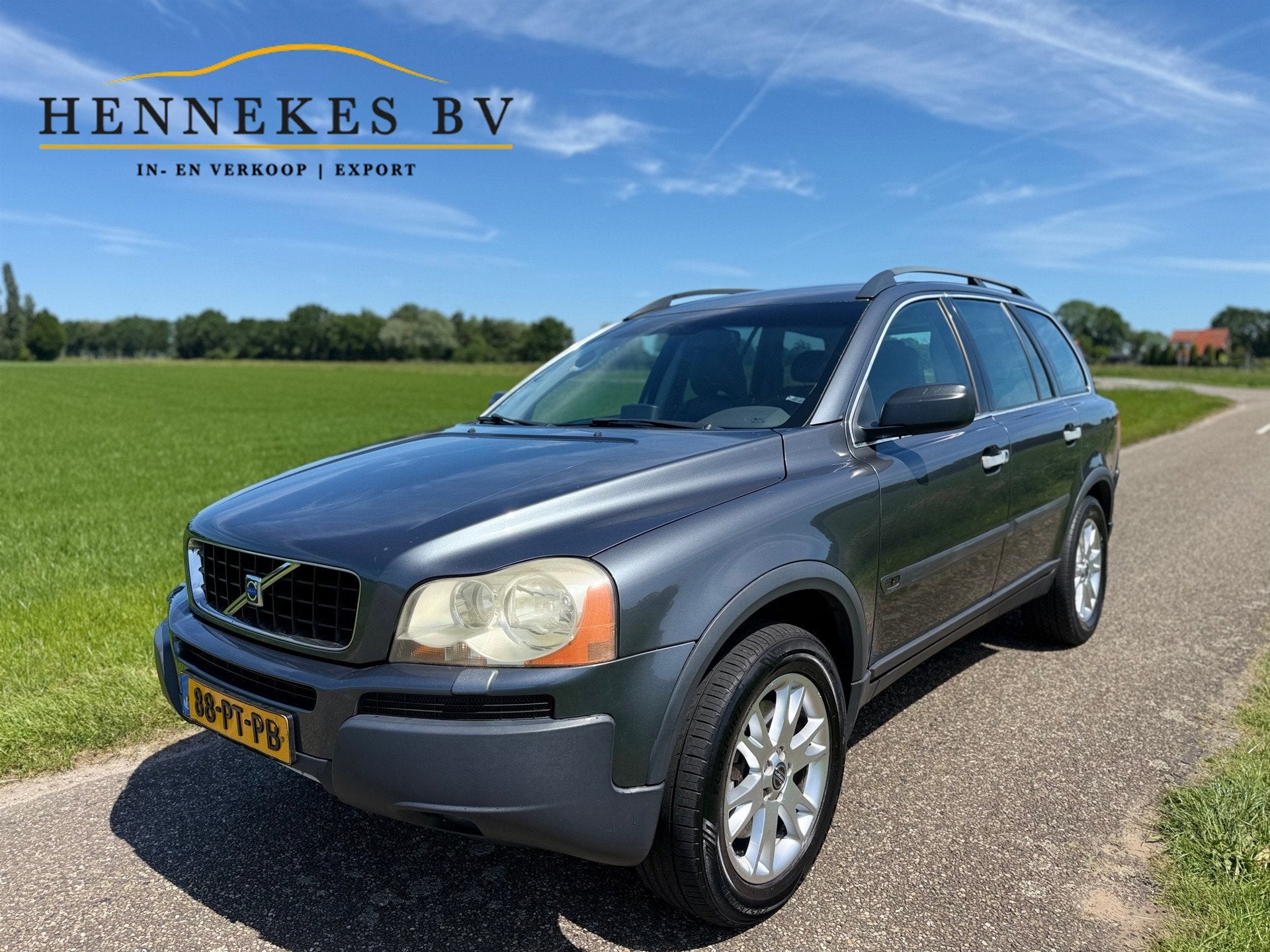 Volvo XC90 2.5 T Exclusive, Auto's, Gebruikt, 7 stoelen, 2521 cc, Bedrijf