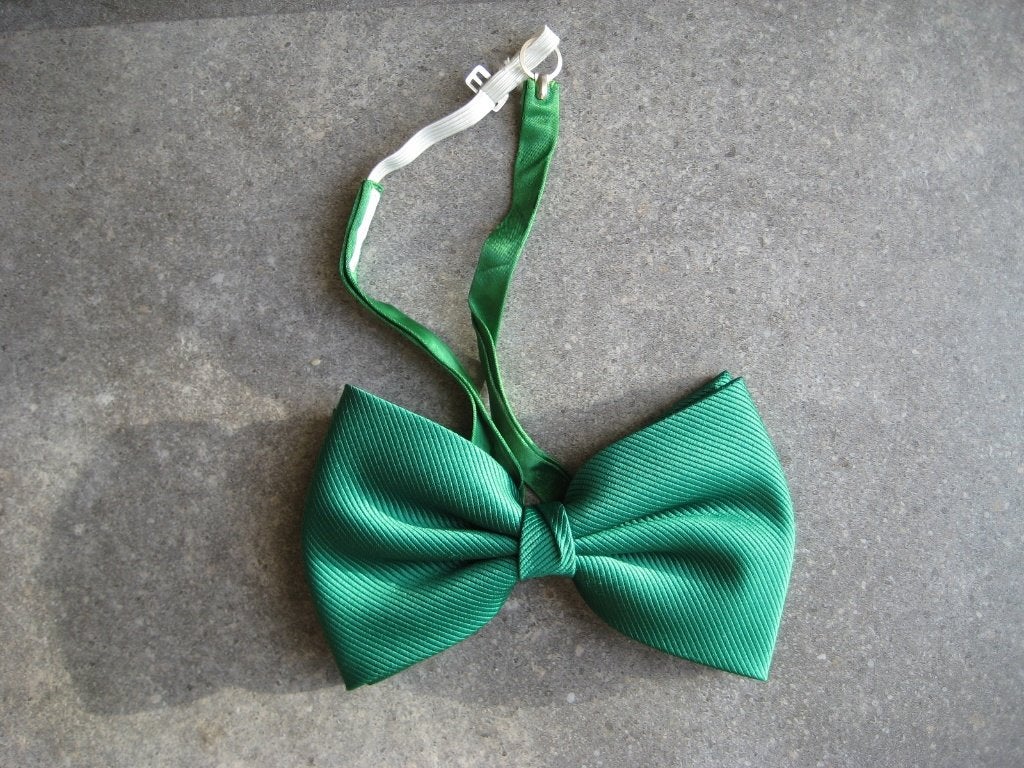 carnaval groene strik , vlinderdas, Ophalen of Verzenden, Zo goed als nieuw, Overige maten, Accessoires