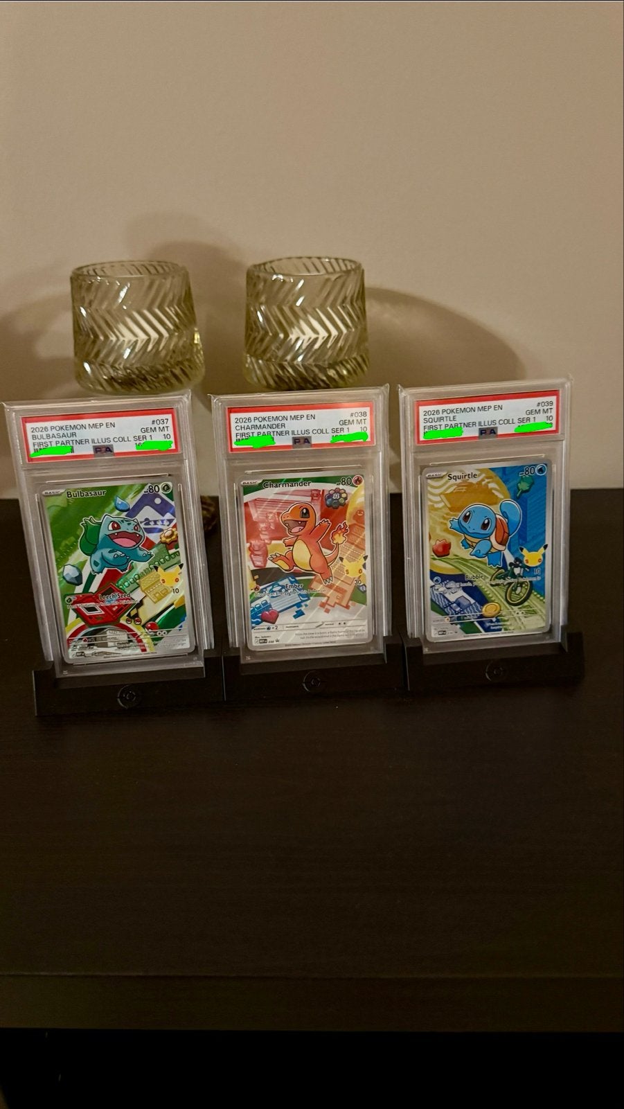 Pokémon First Partner serie 1 kanto set PSA 10, Ophalen of Verzenden, Nieuw, Meerdere kaarten