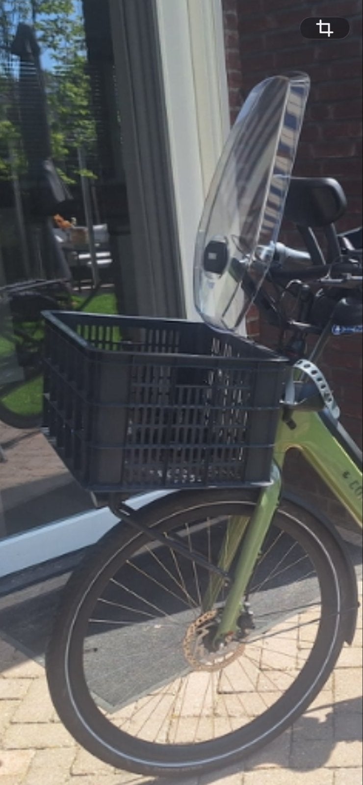 Basil MIK fietsmand/krat, Fietsen en Brommers, Fietsaccessoires | Aanhangers en Karren, Ophalen, Zo goed als nieuw, Overige typen