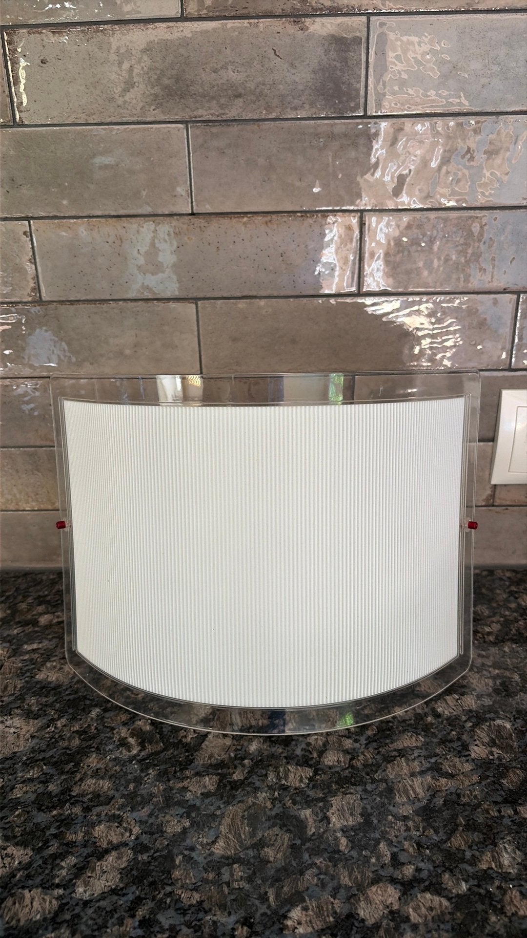 Luceplan wandlamp Screen D18 design Meda / Rizzatto, Kunststof, Ophalen of Verzenden, Zo goed als nieuw, Overige merken
