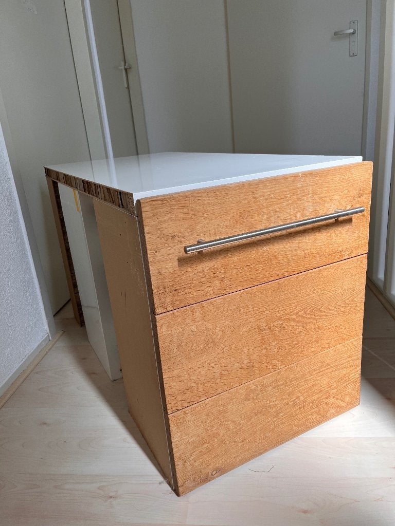 Schoenenkastje, Ophalen, Gebruikt