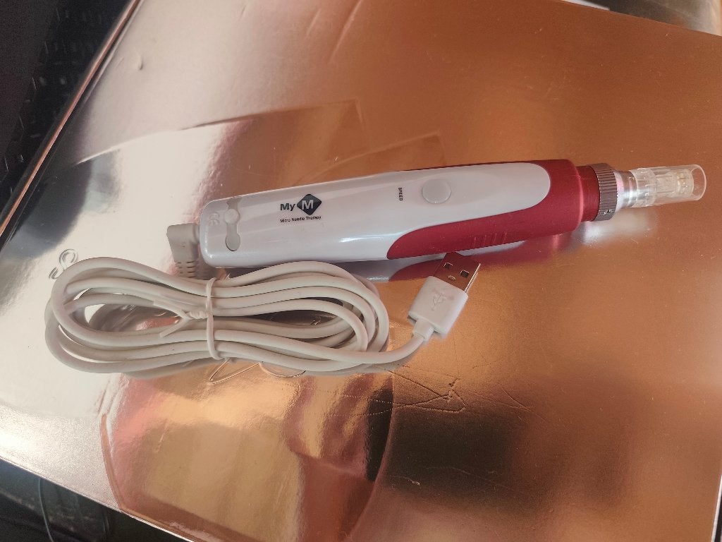 microneedling pen, Ophalen of Verzenden, Zo goed als nieuw, Gehele gezicht