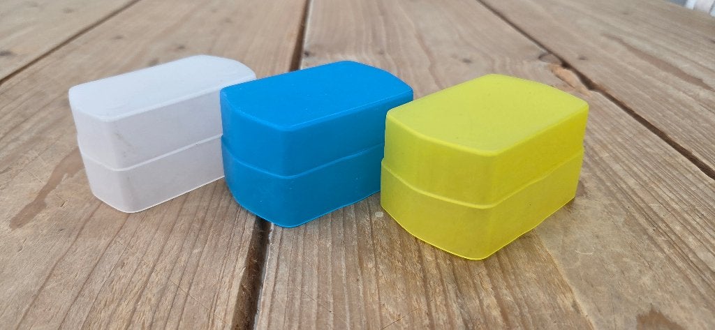 Omni bounce / Flits diffuser [ 3st. Blauw, geel & wit ], Overige merken, Diffuser, Overige typen, Ophalen of Verzenden