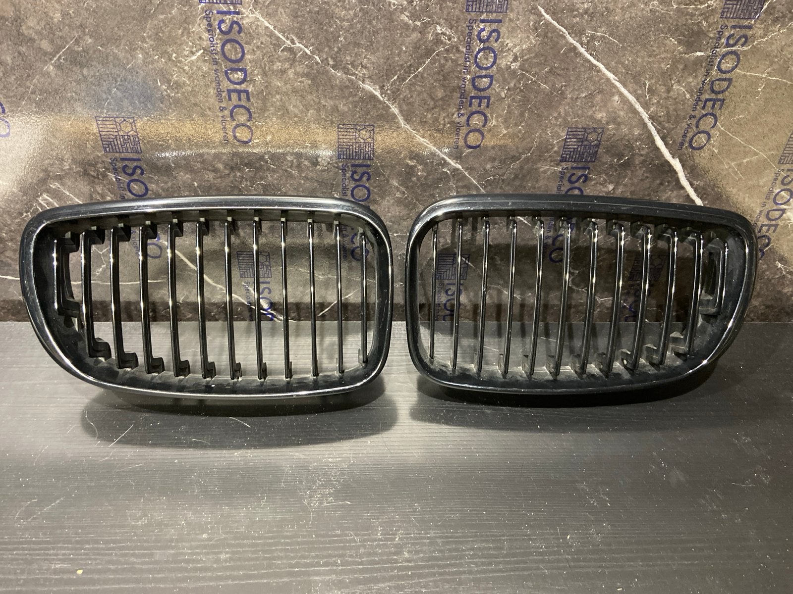 Zwarte Grill (Nieren) voor BMW E87 LCI, Ophalen of Verzenden, Voor, BMW