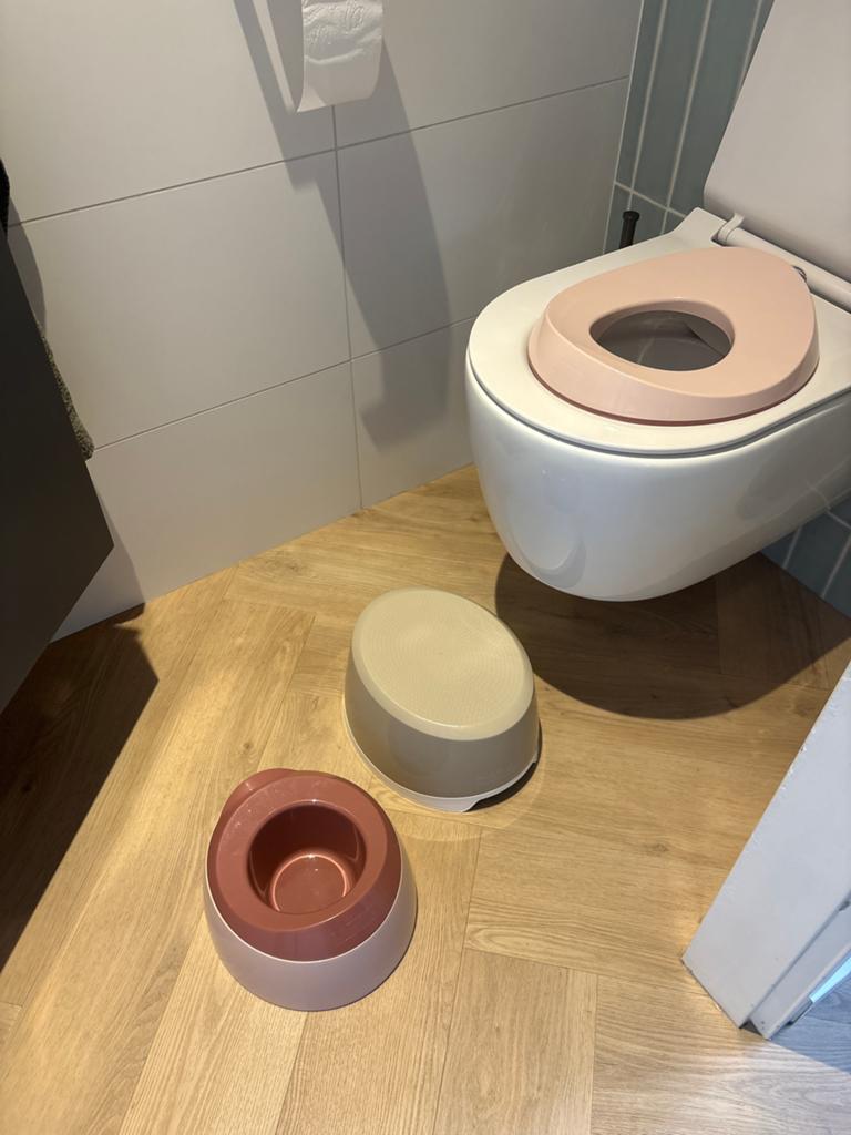 Luma Potje en wc-bril verkleiner  - Roze, Ophalen of Verzenden, Zo goed als nieuw, Meisje