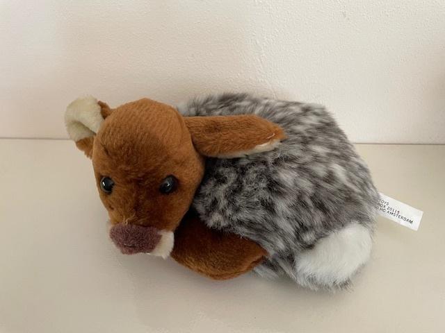 Pluche Knuffel Liggende Bambi Hertje, Overige merken, Overige typen, Ophalen of Verzenden, Middelgroot (20 tot 80 cm)