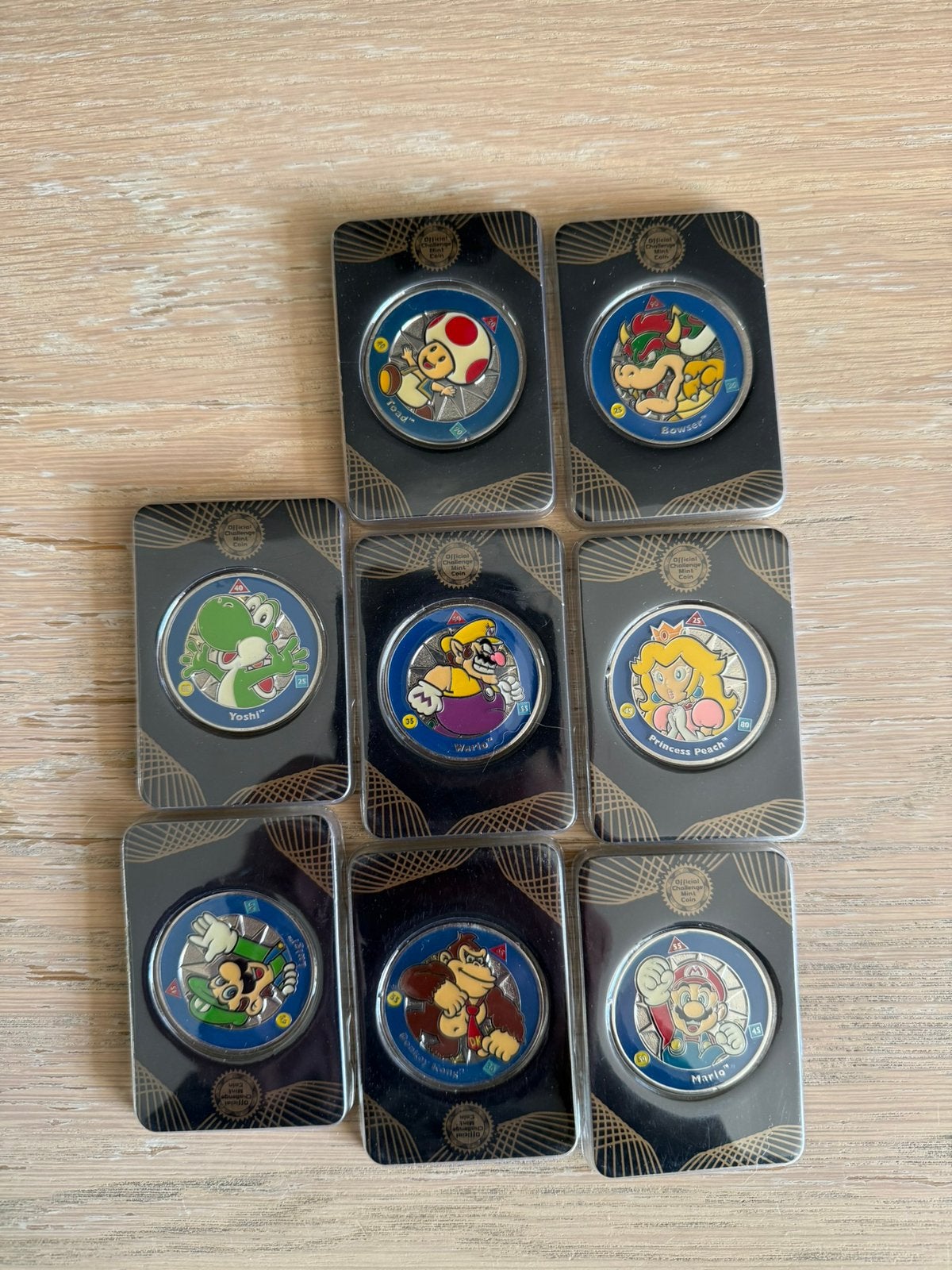 COMPLETE SET Super Mario Challenge Mint Coins Enterplay RARE, Verzamelen, Flippo's, Ophalen of Verzenden, Losse flippo's