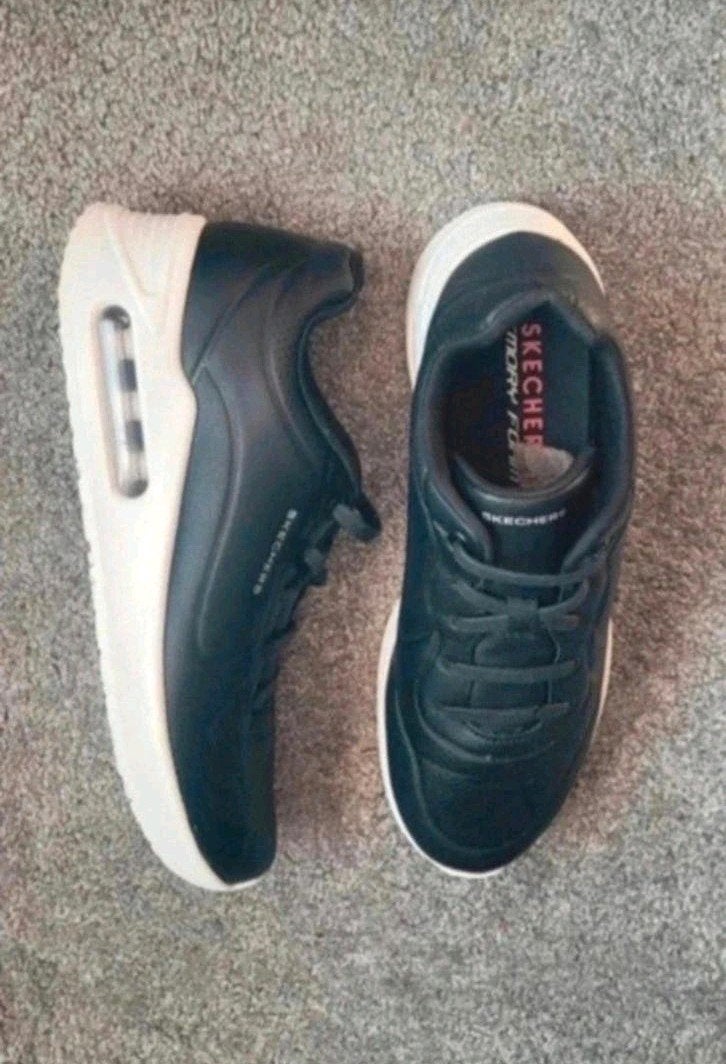 Skechers Uno Stand Air Sneakers - Zwart, Maat 39, Skechers, Zwart, Ophalen of Verzenden, Sneakers of Gympen