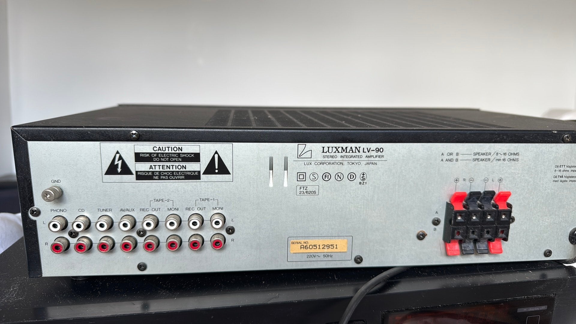 Luxman LV90, Ophalen of Verzenden, Gebruikt, Minder dan 500 watt