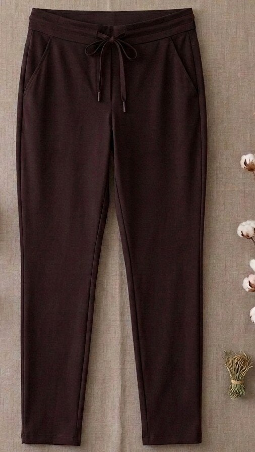 Expresso Donkerbruine Travelstof Broek Maat 34, Bruin, Expresso, Ophalen of Verzenden, Maat 34 (XS) of kleiner
