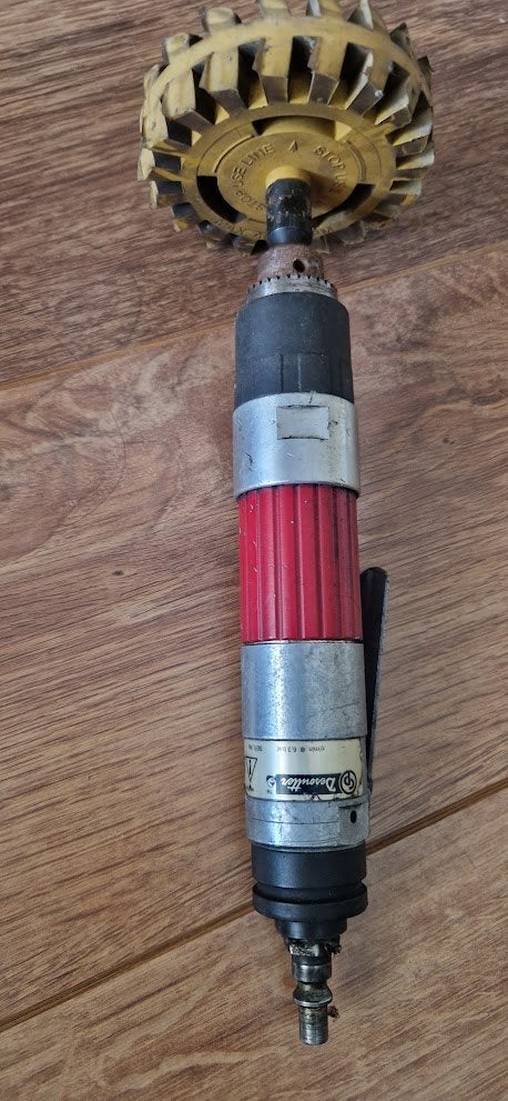 Dessouter Rechte Luchtboormachine / Stickerverwijderaar, Auto diversen, Ophalen of Verzenden