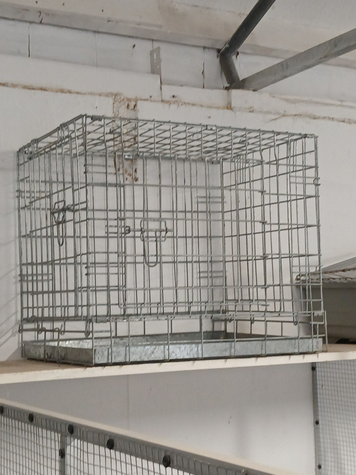 kleine bench te koop, Dieren en Toebehoren, Kooi, Minder dan 75 cm, Zo goed als nieuw, Konijn