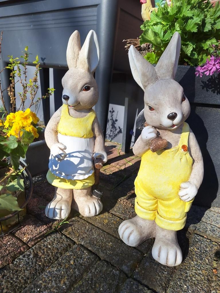 Dhr en Mw Paas Haas, Tuin en Terras, Tuinbeelden, Ophalen