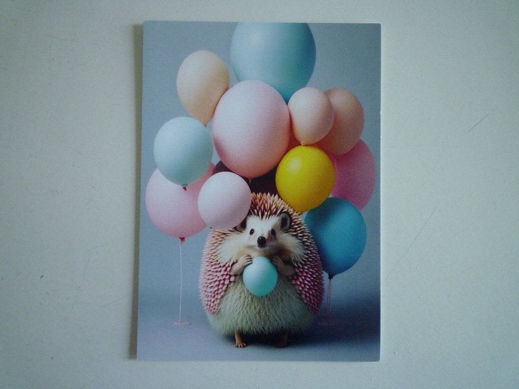 Egel met ballonnen, Ophalen of Verzenden, Voor 1920, Vogel