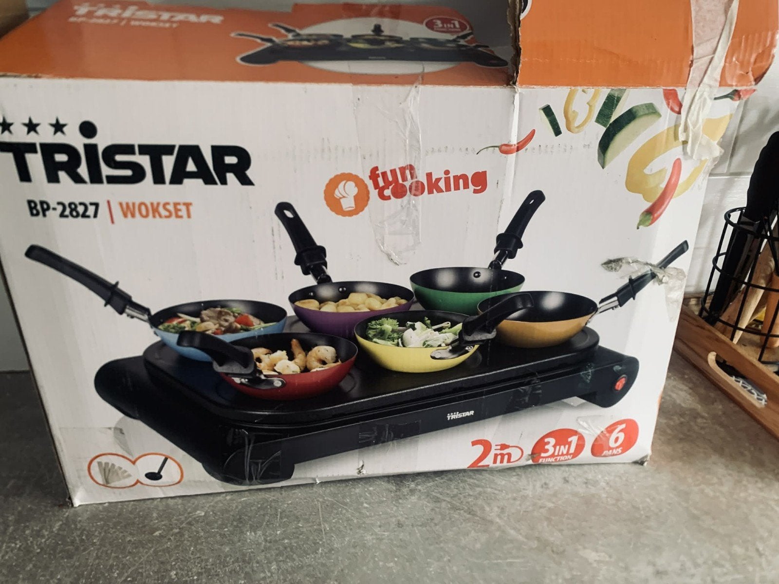 elektrisch  wok pannen, Ophalen of Verzenden, 4 t/m 7 personen