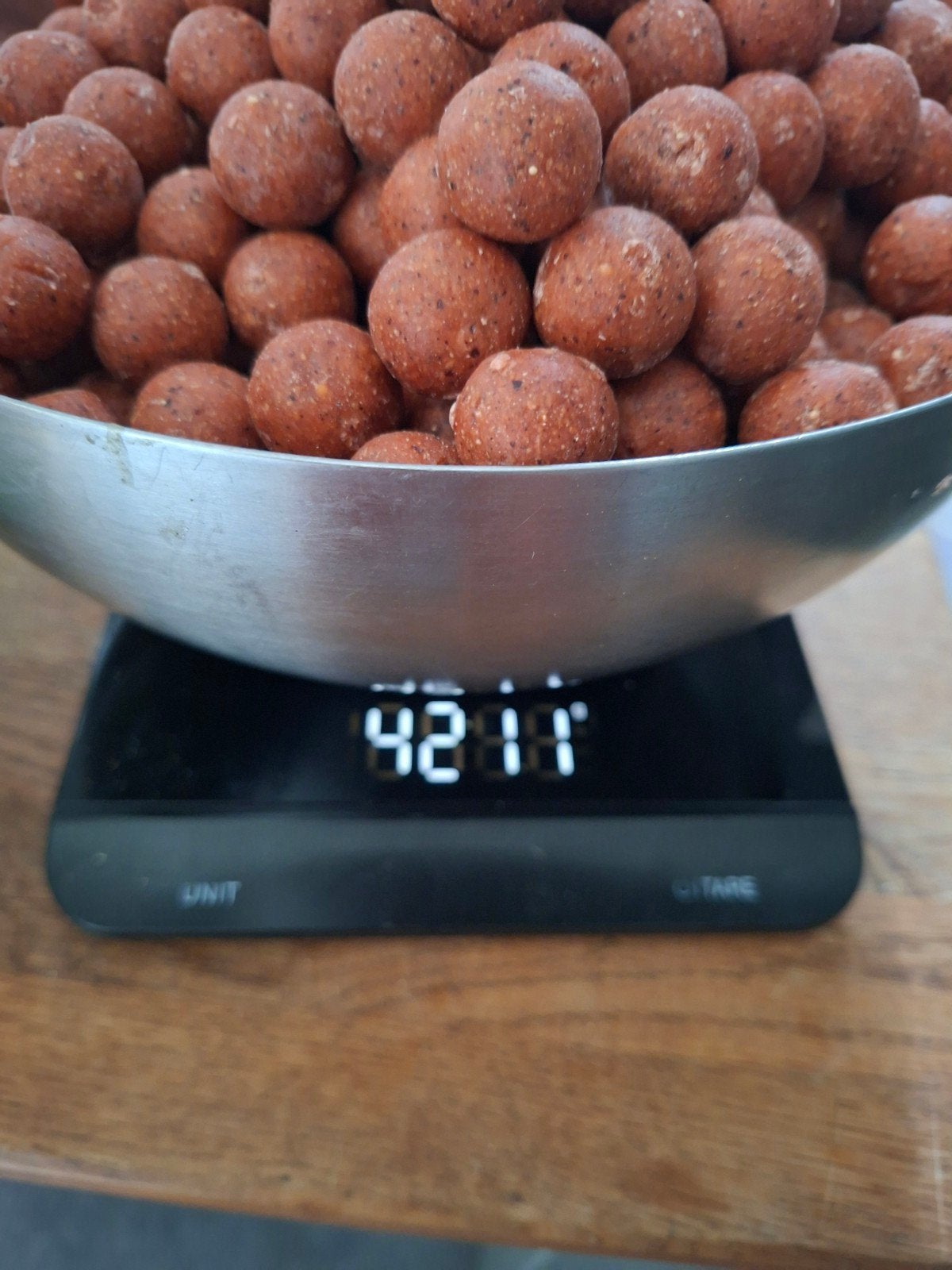 4,2kg Mango creme boilies + popups, Ophalen
