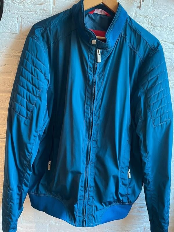 Zomer jack blauw, Kleding | Heren, Jassen | Zomer, Ophalen of Verzenden, Zo goed als nieuw, Blauw, Zara Man