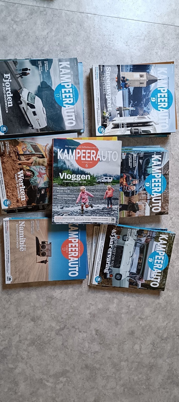 Tijdschriften Kampeerauto NKC, Ophalen