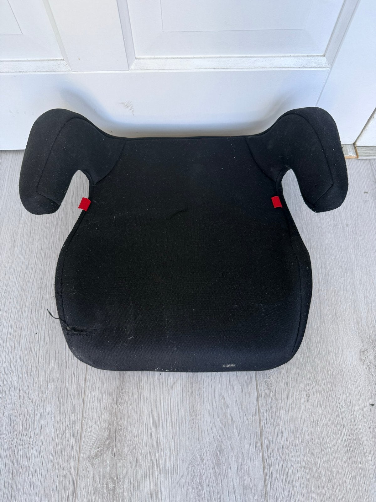 Zwart zitverhoger autostoeltje, 22 t/m 36 kg, Ophalen, Overige merken, Gebruikt