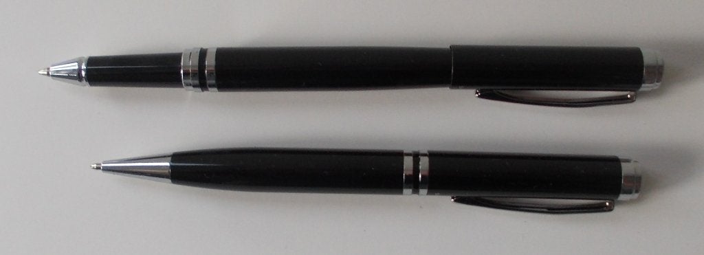 2 Swiss Peak balpennen (nieuw showroom modellen), Overige merken, Balpen, Nieuw, Met doosje