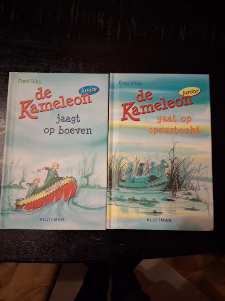 De Kameleon Junior: Jaagt op Boeven & Gaat op Speurtocht, Ophalen of Verzenden, Zo goed als nieuw, Fred Diks, Fictie algemeen