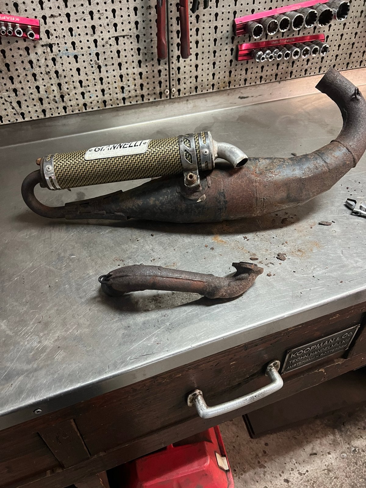Gianelli Peugeot Speedfight 2 uitlaat (past ook op Vivacity), Ophalen of Verzenden, Gebruikt, Uitlaat, Peugeot