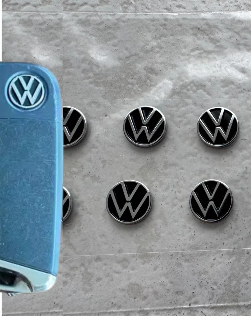 Nieuwe Volkswagen sleutel sticker logo embleem, Ophalen of Verzenden